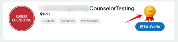 Counsellor Signup Screen